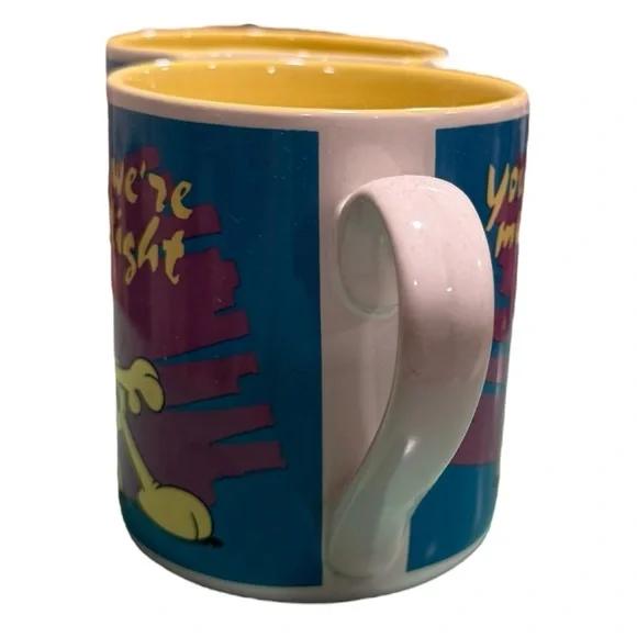Vintage Garfield & Odie Connecting Mug Set by Enesco You and Me We’re Tight 1978 - Picture 6 of 9